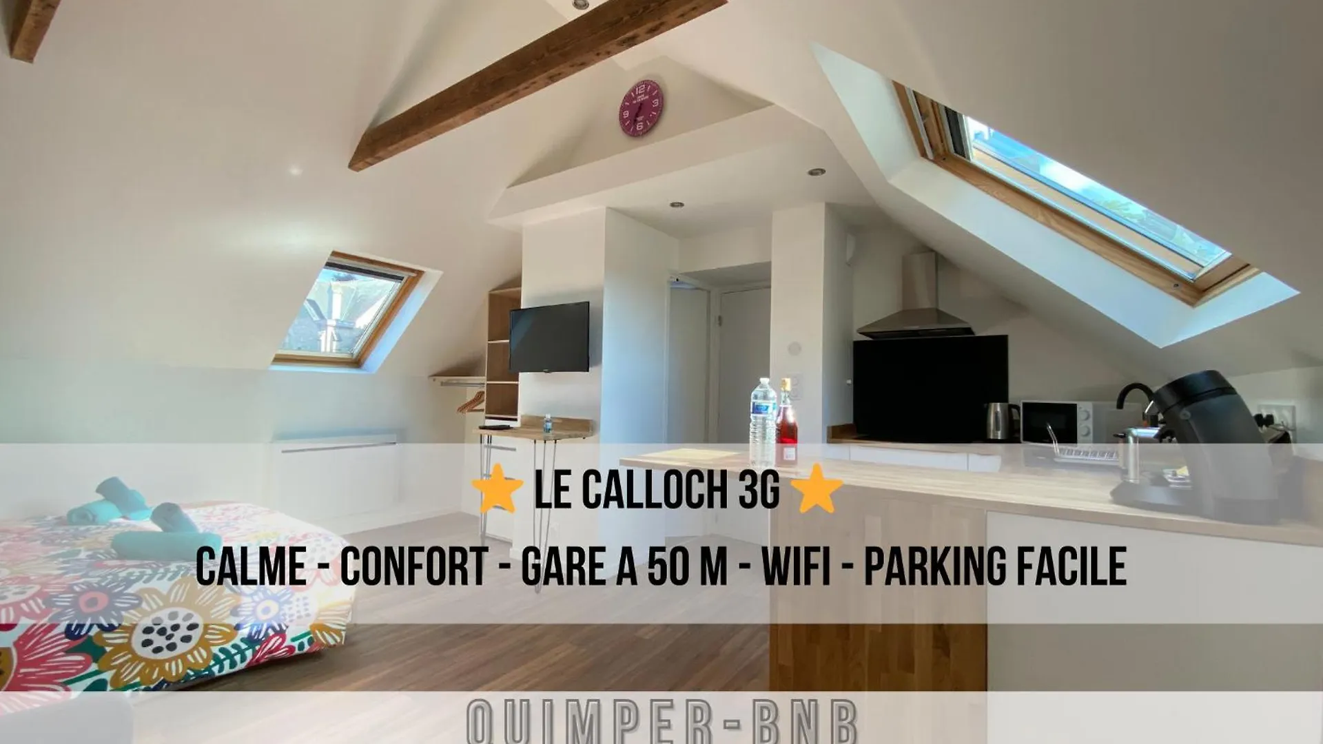 Le Calloch 3G - Superbe Studio - Quartier Gare - Wifi - Netflix 캥페르 프랑스
